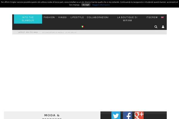 Valenti theme site design template sample
