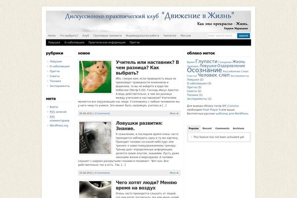 Wp Davinci theme site design template sample