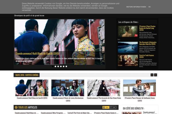 SaladMag theme site design template sample