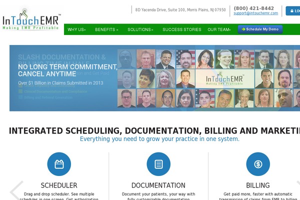 intouchemr.com site used Imevent-child