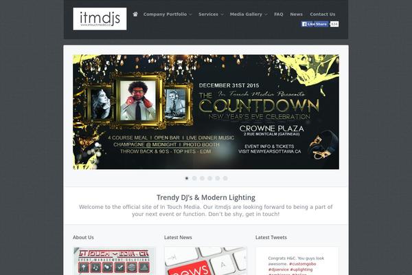 Slick theme site design template sample