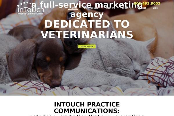 Intouch theme site design template sample
