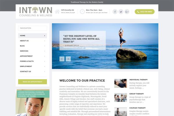 Site using Advanced-social-widget plugin