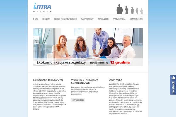 intra-biznes.pl site used Theme1460