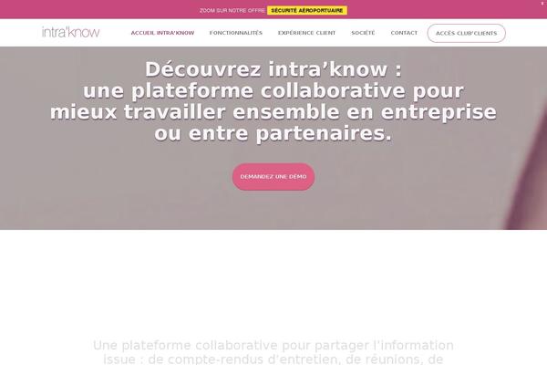 Site using Parallax Scroll plugin