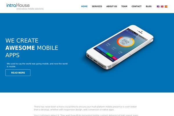 Etherna theme site design template sample