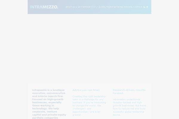 intramezzo.co.uk site used Flax_wp
