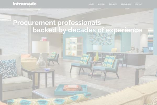 North-child theme site design template sample