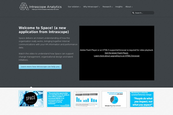 Stacked theme site design template sample