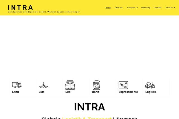 Logistic theme site design template sample