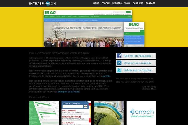 Boilerplate theme site design template sample