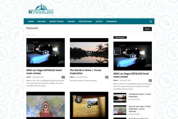 Site using Featured Video Plus plugin