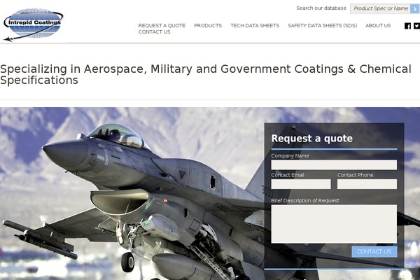 intrepidcoatings.com site used Intrepidtheme