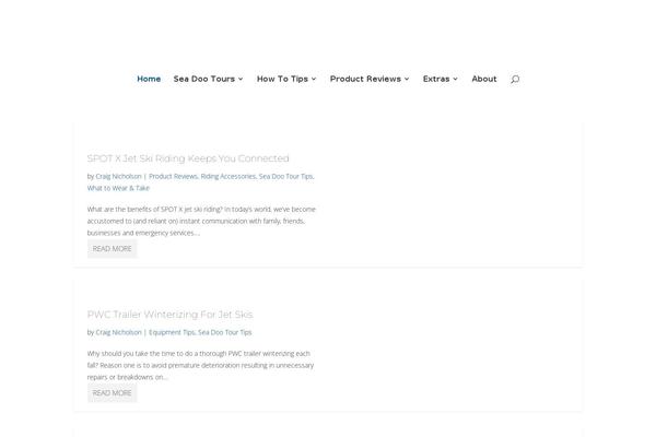 Divi Child theme site design template sample