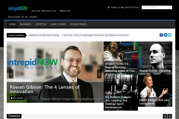 ThinkTwit website example screenshot