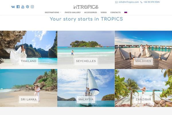 Grandphotography theme site design template sample