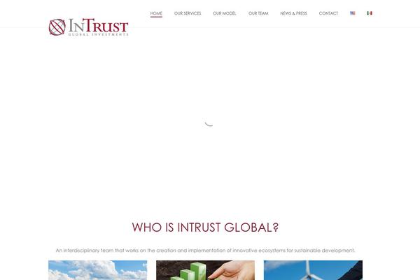 Jupiter theme site design template sample