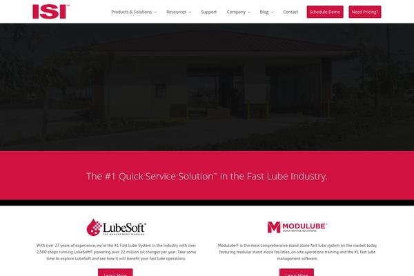 Isi theme site design template sample