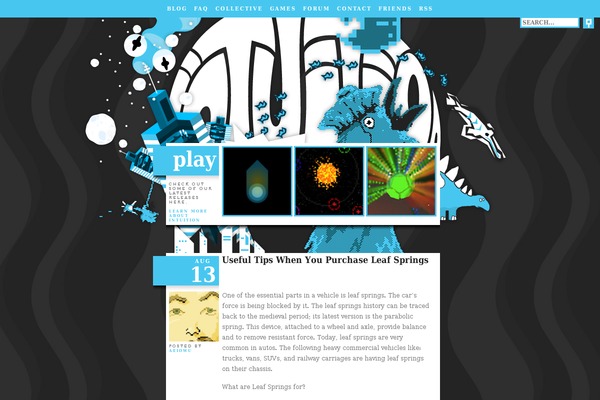 Intuition theme site design template sample