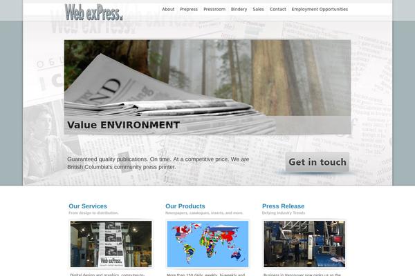Hyperion theme site design template sample