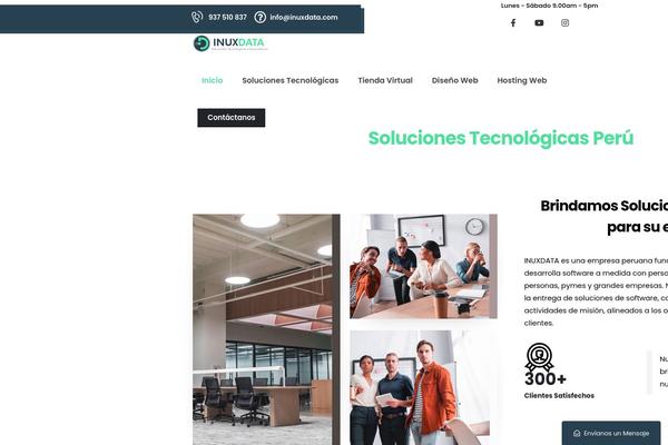 Porto Child theme site design template sample