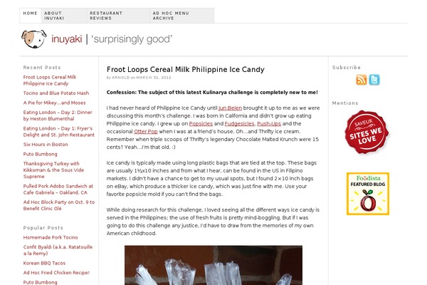 Thesis_182 theme site design template sample