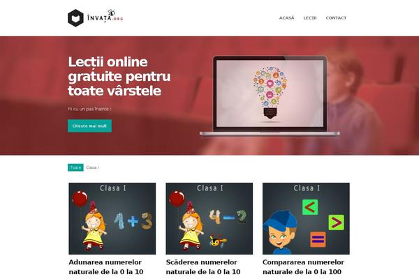 District theme site design template sample