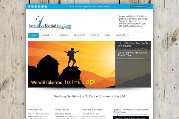 InfoWay theme site design template sample