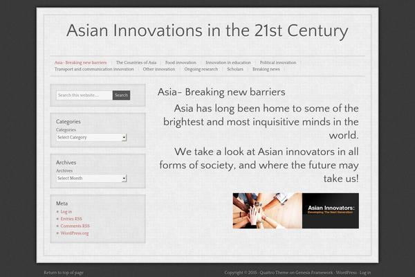 Quattro Child Theme theme site design template sample