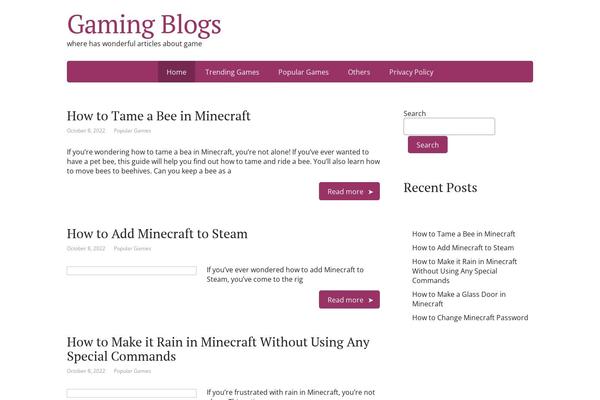 Basic theme site design template sample