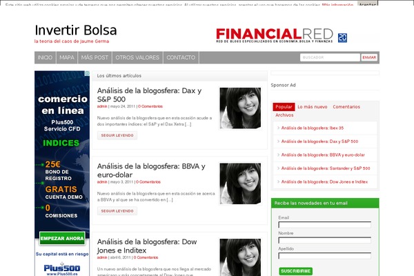 Financialred theme site design template sample