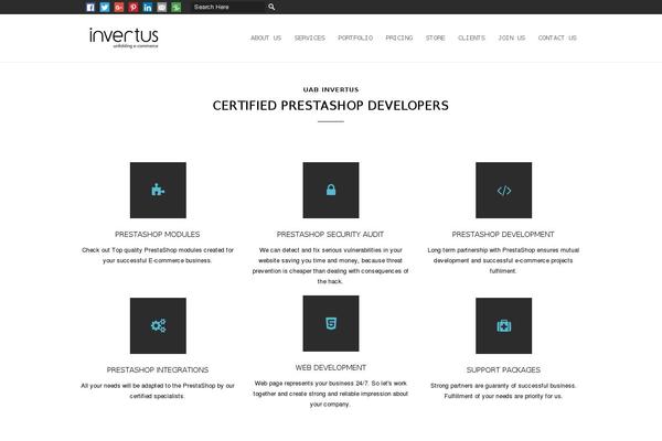 River theme site design template sample