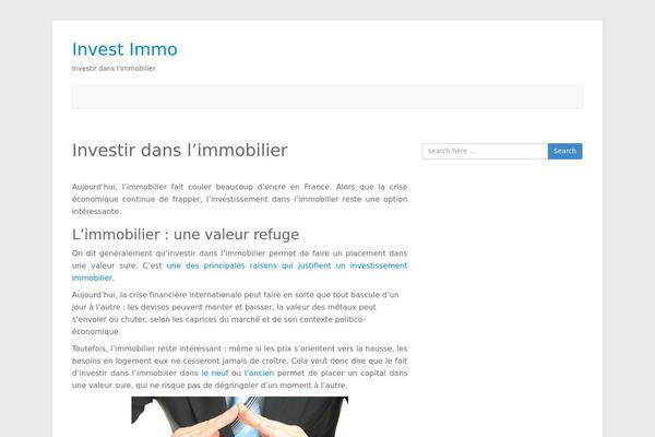 invest-immo.net site used Bootville Lite