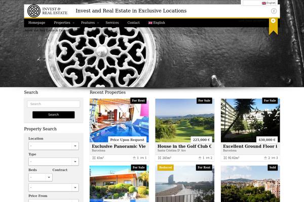 Properta theme site design template sample