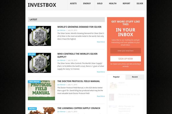 Point theme site design template sample