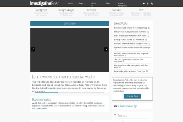 Site using Press75 Long Form Storybuilder plugin