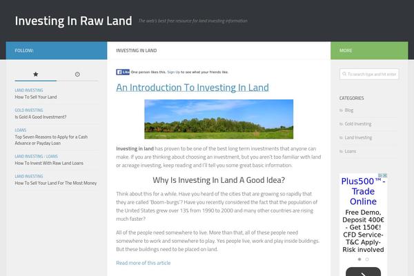 Hueman theme site design template sample
