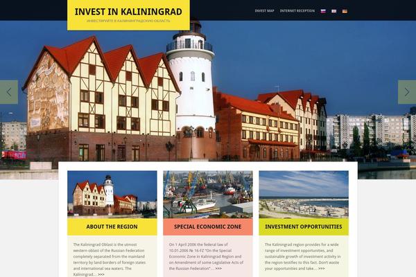 Energy theme site design template sample