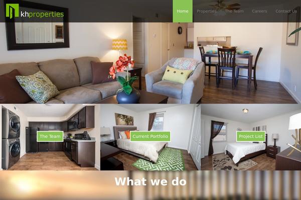Homeland theme site design template sample