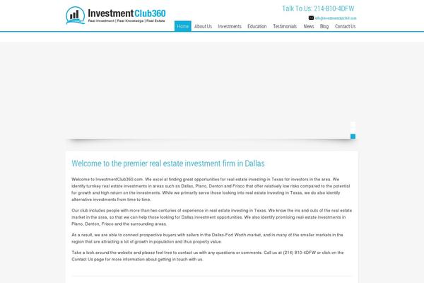RealEstate theme site design template sample
