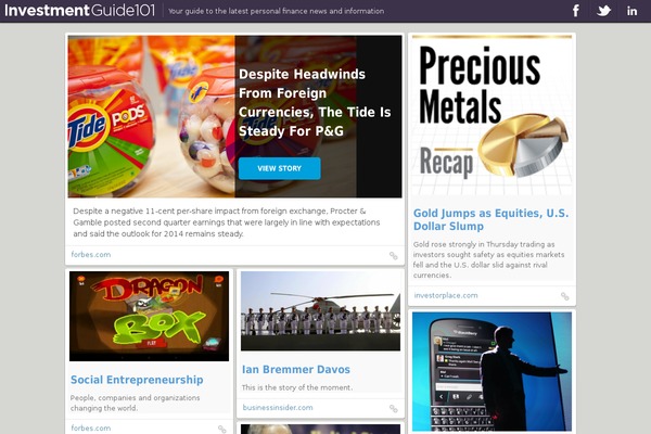 investmentguide101.com site used Pinup