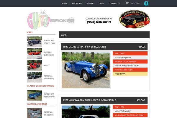 investmentmotorcars.net site used Guitar-broker