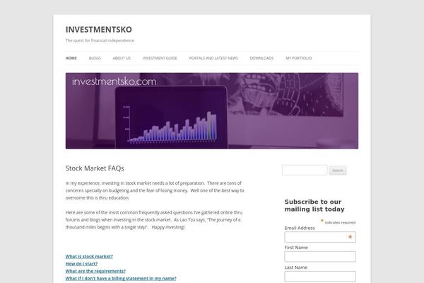 Site using A3-Social-Sidebar plugin