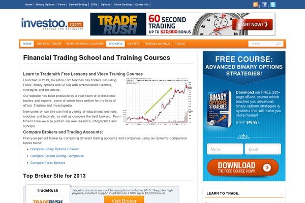investoo.com site used Invezz-theme