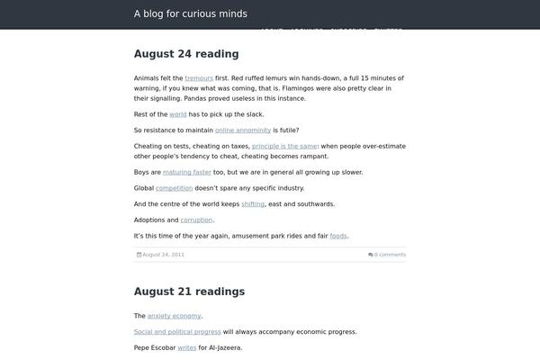 Thesis theme site design template sample