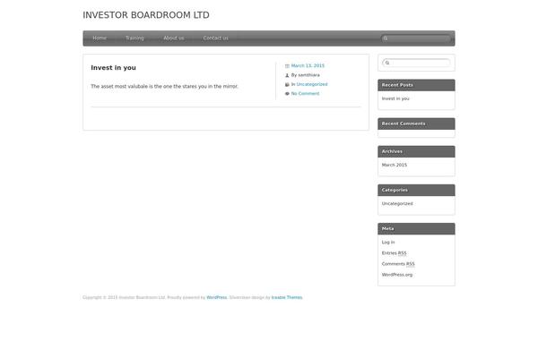 investorboardroom.com site used Silverclean Lite