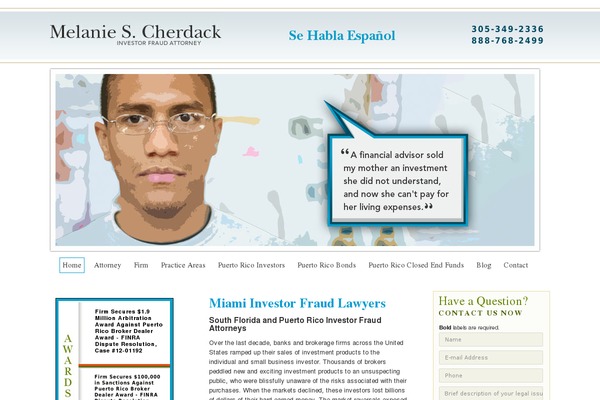 investorfraudlaw.com site used Ifl