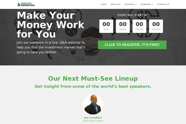 Gather theme site design template sample