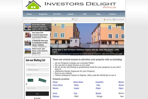 Realtorpress theme site design template sample