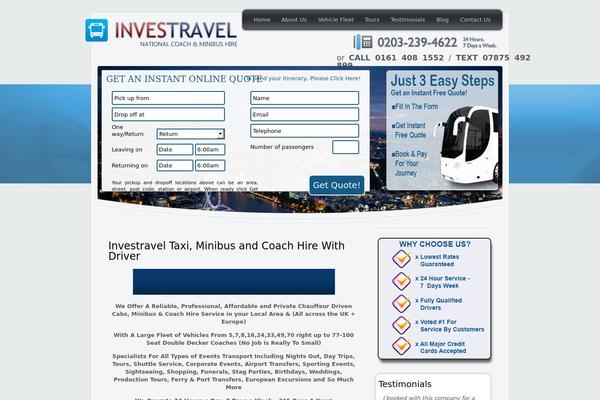 Invest theme site design template sample